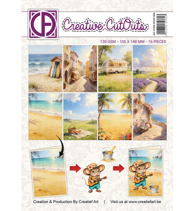 CCOA-PLUS-004 - Creative CutOuts - Papier collage - A Mice Vacation - 