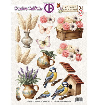 CCO-036 - Creative CutOuts - My Happy Little Garden 04 - 