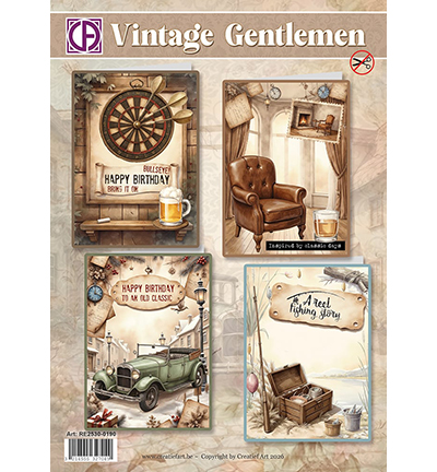 RE2530-0190 - Creative CutOuts - Vintage Gentlemen - 