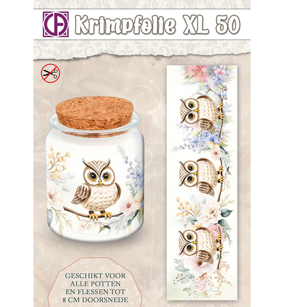 KBS-050 - Creative CutOuts - Bouteille/pot sous film rétractable, jusqu’à env. 8 cm, nr. 50 - 