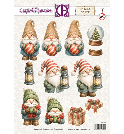 CM-007 - Creative CutOuts - 3D Doordrukvel - Silent Spark 07 - Silent Spark CM-007 - Creative CutOuts - 3D Doordrukvel - Silent Spark 07 - Silent Spark