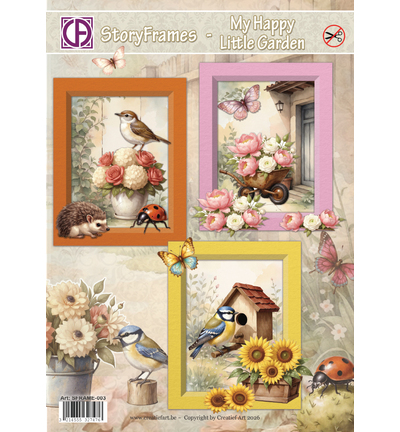 SFRAME-003 - Creative CutOuts - Kit de cartes - StoryFrames - My Happy Little Garden - My Happy Little Garden SFRAME-003 - Creative CutOuts - Kit de cartes - StoryFrames - My Happy Little Garden - My Happy Little Garden