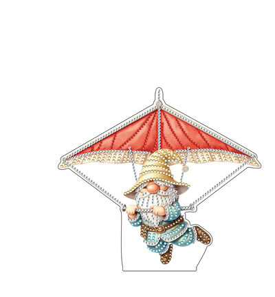 DPS-005 - Creative CutOuts - Pendentif acrylique Diamond Painting - Gnome au cerf-volant - Pendentifs acryliques DPS-005 - Creative CutOuts - Pendentif acrylique Diamond Painting - Gnome au cerf-volant - Pendentifs acryliques