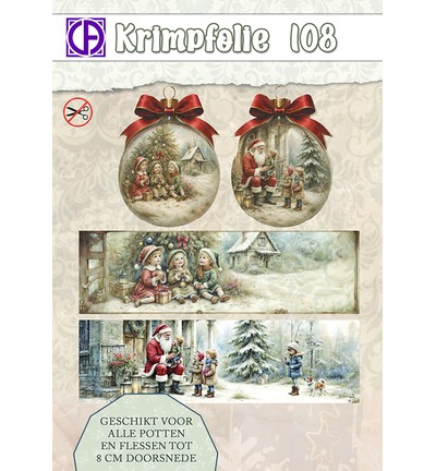 KBS-108 - Creative CutOuts - Bouteille/pot sous film rétractable, set de 2, jusqu’à env. 8 cm, nr. 108 - Jusqu a 8 cm KBS-108 - Creative CutOuts - Bouteille/pot sous film rétractable, set de 2, jusqu’à env. 8 cm, nr. 108 - Jusqu a 8 cm