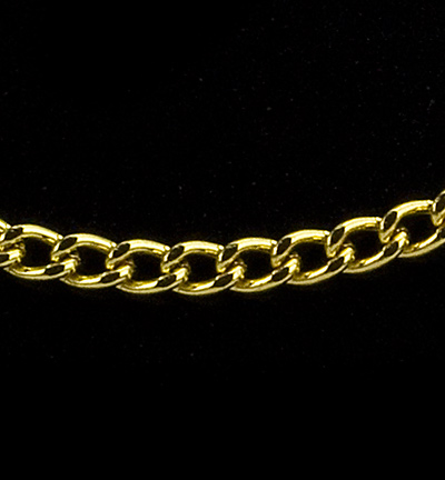 11809-9405 - Hobby Crafting Fun - Metal chain, Gilt - chaîne maillons métal