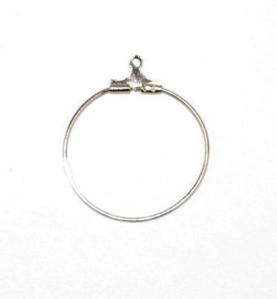 11808-1611 - Hobby Crafting Fun - Ear ring, Platinum - Anneaux