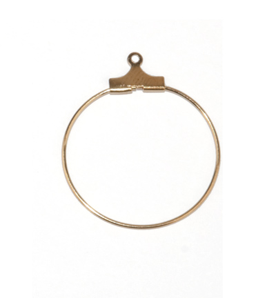 11808-1612 - Hobby Crafting Fun - Ear ring, Gilt - Anneaux