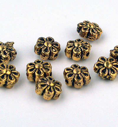 10303-8199 - Hobby Crafting Fun - Perles, doré Antique - Entretoise