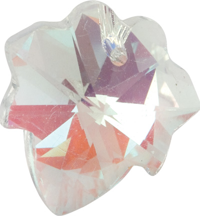 12108-0805 - Hobby Crafting Fun - AB Cristal - Pendant Feuille