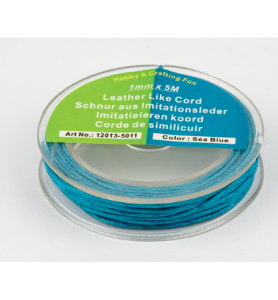 12013-5011 - Hobby Crafting Fun - azuré - Cordes similicuir