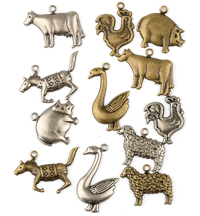 11810-1004 - Hobby Crafting Fun - Assorties, bronze et argent - 