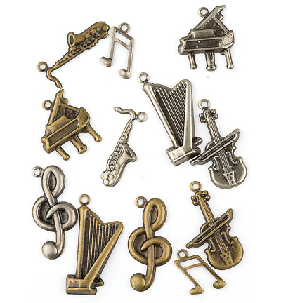 11810-1007 - Hobby Crafting Fun - Assorties, bronze et argent - 