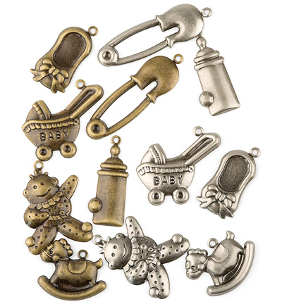 11810-1008 - Hobby Crafting Fun - Assorties, bronze et argent - 