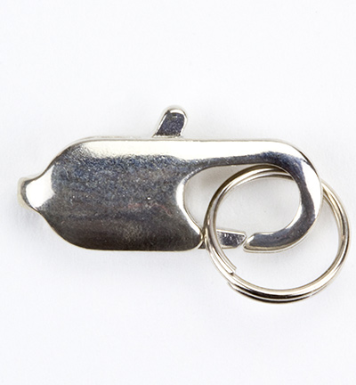 12166-6604 - Hobby Crafting Fun - clasp argent - Clasp / Karabijn