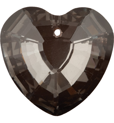 12163-6321 - Hobby Crafting Fun - Black Diamond - Pendant Coeur