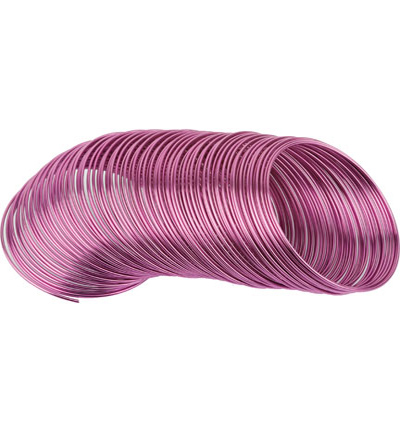 10829-0803 - Hobby Crafting Fun - Fil de métal souple, fuchsia - Fils de métal