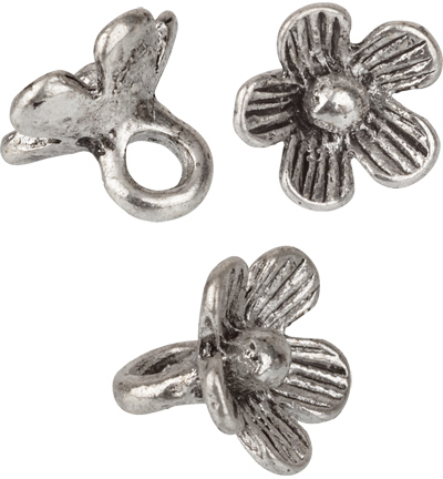 12172-7208 - Hobby Crafting Fun - Fleur métal - Accroches