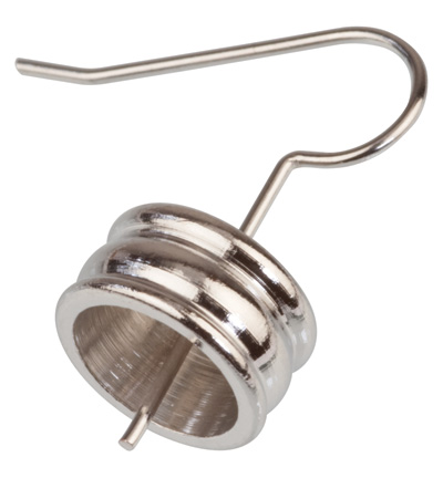 12215-1505 - Hobby Crafting Fun - End cap with ear hook & pin - Pendant