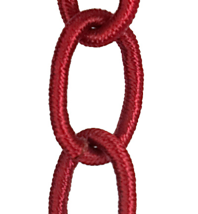12223-2336 - Hobby Crafting Fun - Red - Silky Chain