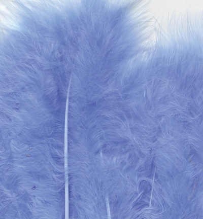 12228-2805 - Hobby Crafting Fun - Blue - Marabou