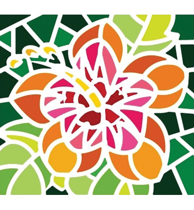 12225-2502 - Hobby Crafting Fun - Hibuscus - 