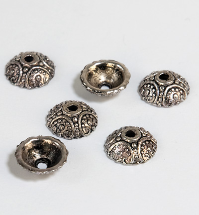 12245-4514 - Hobby Crafting Fun - Bead caps,Platinum - Chaperons