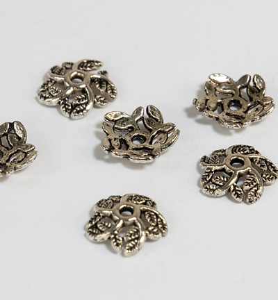 12245-4515 - Hobby Crafting Fun - Bead caps,Platinum - Chaperons
