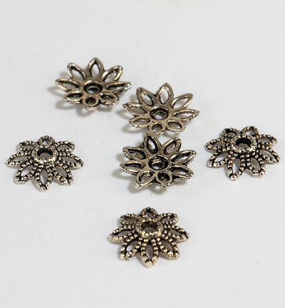 12245-4517 - Hobby Crafting Fun - Bead caps,Platinum - Chaperons
