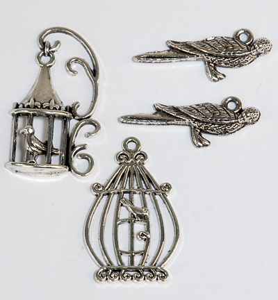 12248-4801 - Hobby Crafting Fun - Metal Charms - Breloques