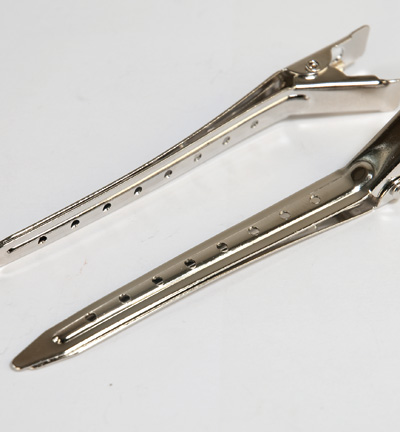 12211-1105 - Hobby Crafting Fun - Metal hair clip, Silver - Pince cheveux