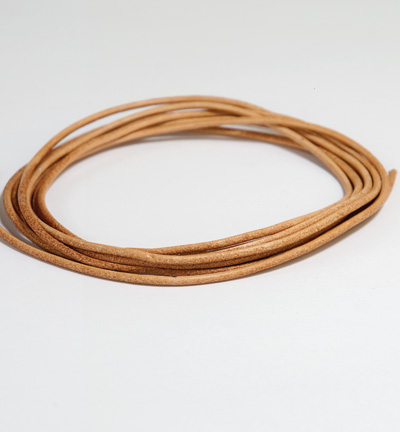 12236-3603 - Hobby Crafting Fun - Natural - Chaîne en cuir tressé