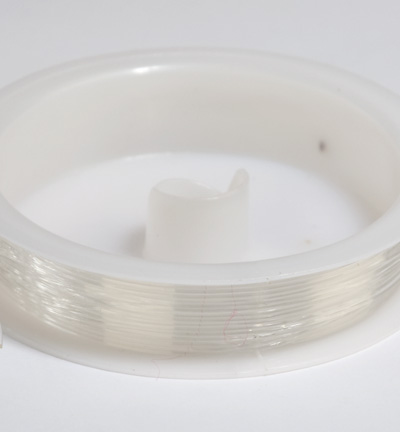 12237-3701 - Hobby Crafting Fun - Crystaline Stretch Cord, crystal - 