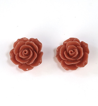 12262-6203 - Hobby Crafting Fun - Pendentif Rose, pêche - 