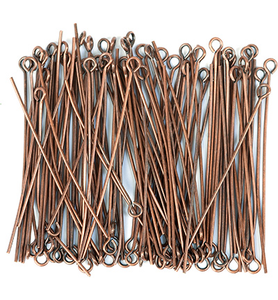 10316-4503 - Hobby Crafting Fun - Goupilles à oeuil, Cuivre antique - à oeil