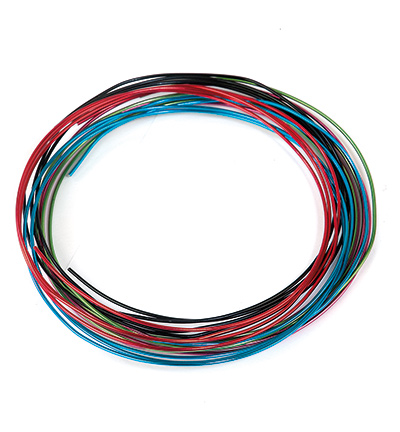 12269-6921 - Hobby Crafting Fun - Aluminum Fil, couleurs assorti - Baguier 