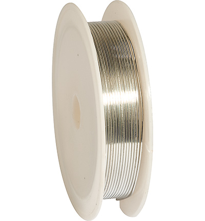 12270-7003 - Hobby Crafting Fun - Silver-plated Copper Wire - Baguier 