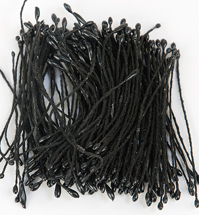 12257-5702 - Hobby Crafting Fun - Etamines pearlized Black - Etamines 1mm