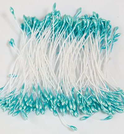 12257-5704 - Hobby Crafting Fun - Etamines pearlized Blue - Etamines 1mm