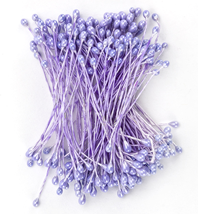 12257-5706 - Hobby Crafting Fun - Etamines pearlized Lilac - Etamines 1mm