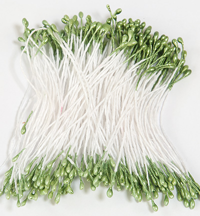 12257-5709 - Hobby Crafting Fun - Etamines pearlized Green - Etamines 1mm