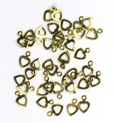 12016-1602 - Hobby Crafting Fun - Chain, Heart, Gold - Chain