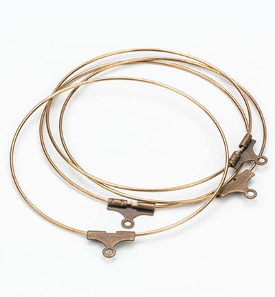11808-1633 - Hobby Crafting Fun - Ear ring, Antique Copper - Anneaux