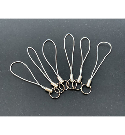 11808-0802 - Hobby Crafting Fun - Mobile straps, White - Cordes pour téléphone