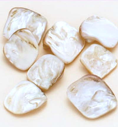 12038-3823 - Hobby Crafting Fun - Cream - Rond Irregular