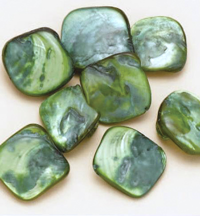 12038-3824 - Hobby Crafting Fun - Vert - Rond Irregular