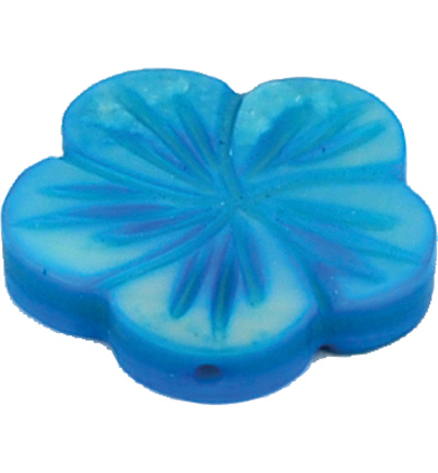 12051-5128 - Hobby Crafting Fun - Bleu - Fleur