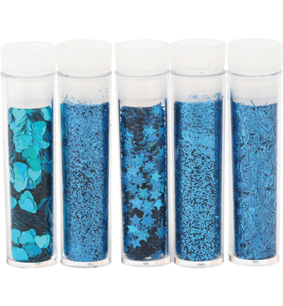 12086-8606 - Hobby Crafting Fun - Bleu - Glitter Kit