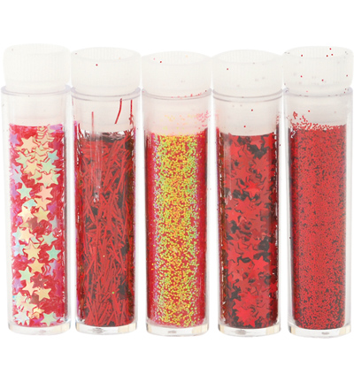 12086-8607 - Hobby Crafting Fun - Rouge - Glitter Kit