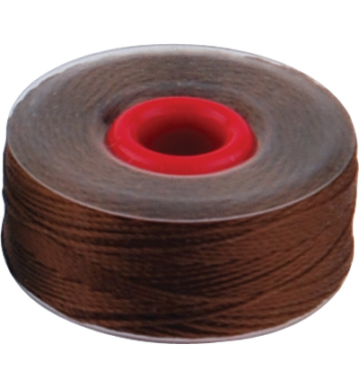12050-5004 - Hobby Crafting Fun - Silky Beading Thread, Brown - 