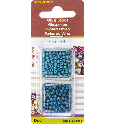 12045-4510 - Hobby Crafting Fun - Rocailles Metallic Duo - Metallic Duo